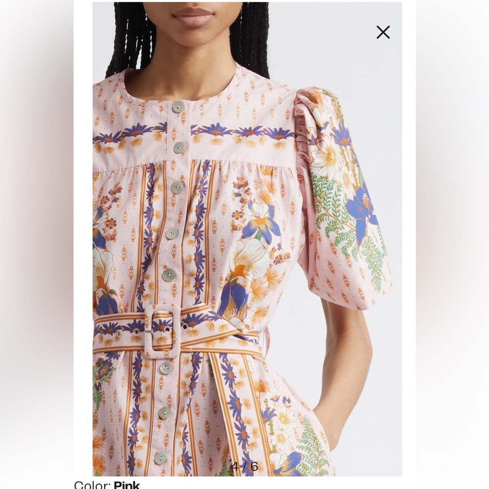 FARM Rio Pink Floral Printed Mini Dress - Picture 2 of 10